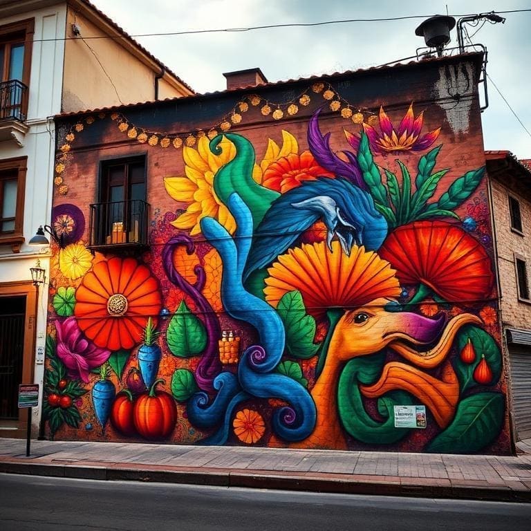Bogotá, Colombie — street art de La Candelaria