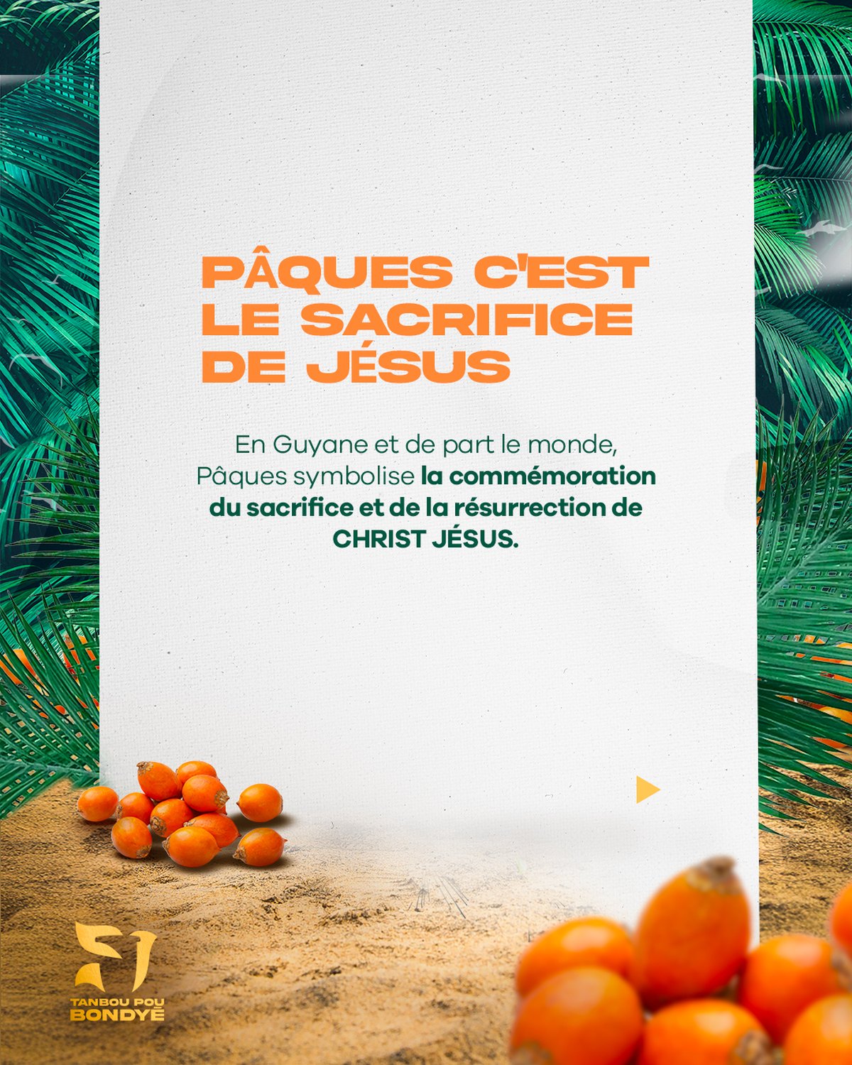Carrousel Pâques, vue 4 : Pâques c'est le sacrifice de Jésus