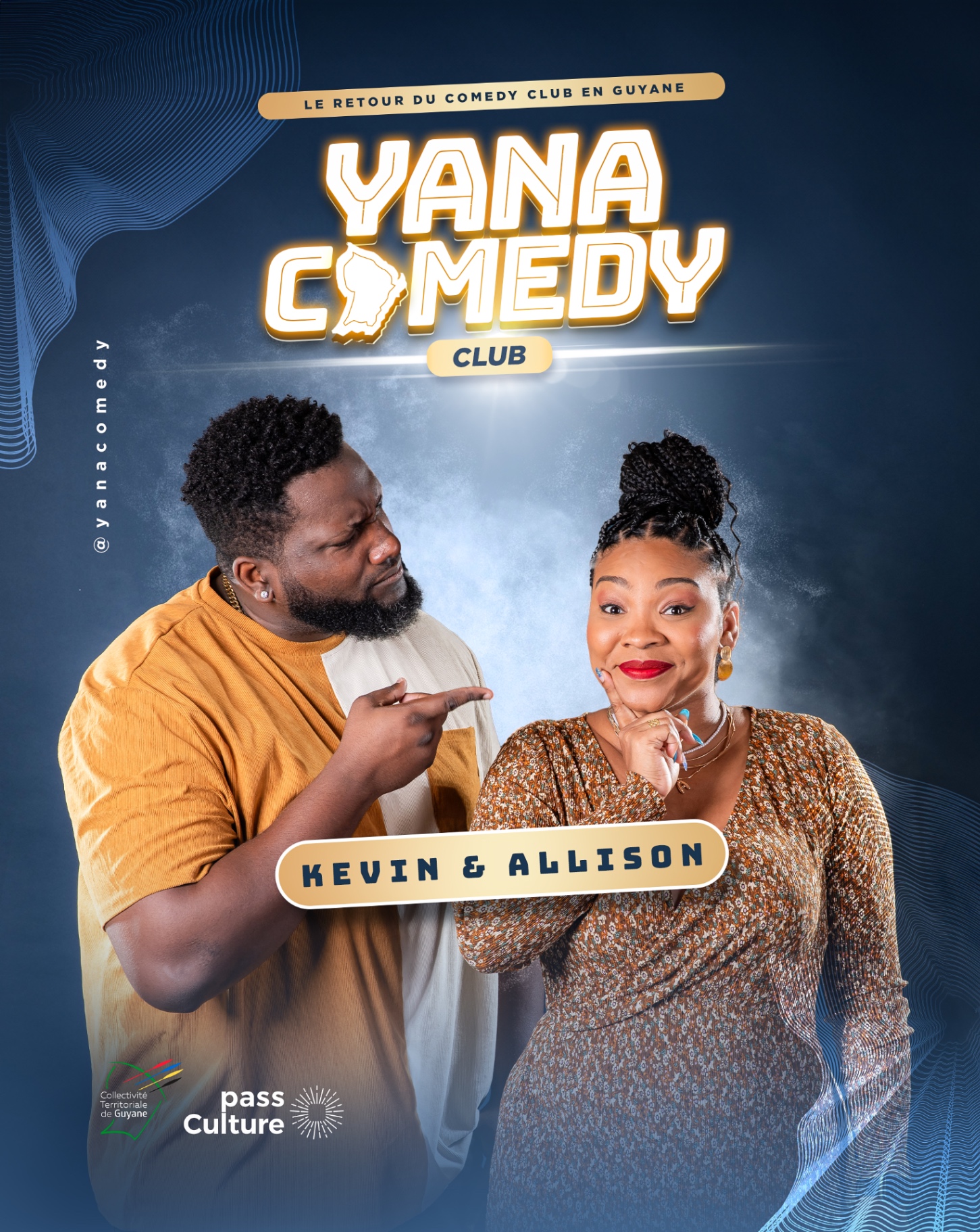 Portrait YANA Comedy — Kevin & Allison